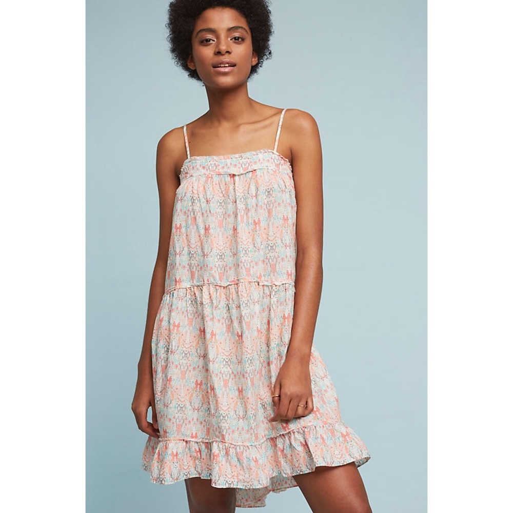 Anthropologie Cynthia Tiered Dress